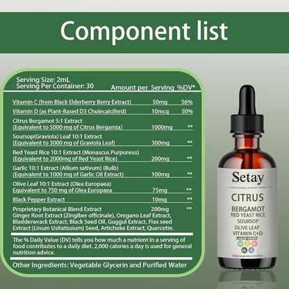 Setay Citrus Bergamot Cholesterol Detox